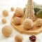 Velvet Christmas Ball Ornaments - 46pcs Flocked Christmas Tree Decorations Set Assorted Shatterproof Hanging Ornaments with Loop for Xmas Holiday Home Decor, 3 Sizes (Champagne)